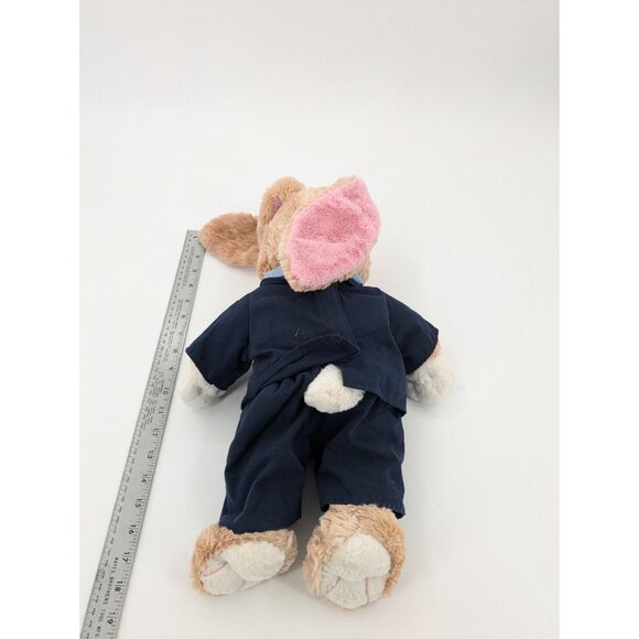 Build a Bear Floppy Ear Rabbit Bunny 17" brown 2 piece‎ Military Uniform - Picture 4 of 8